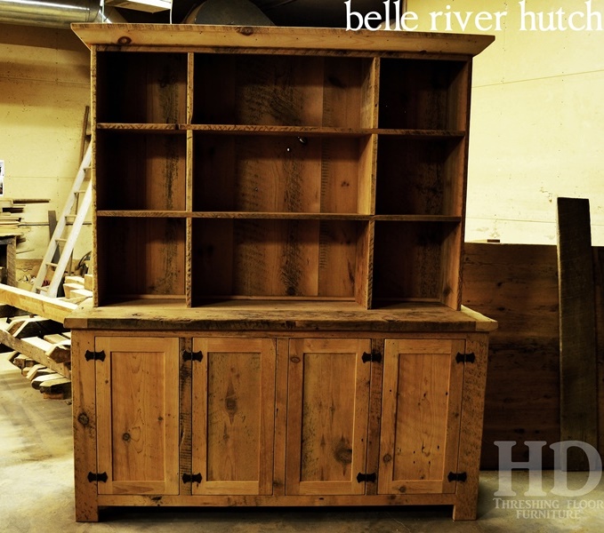 Custom Built Reclaimed Wood Hutches